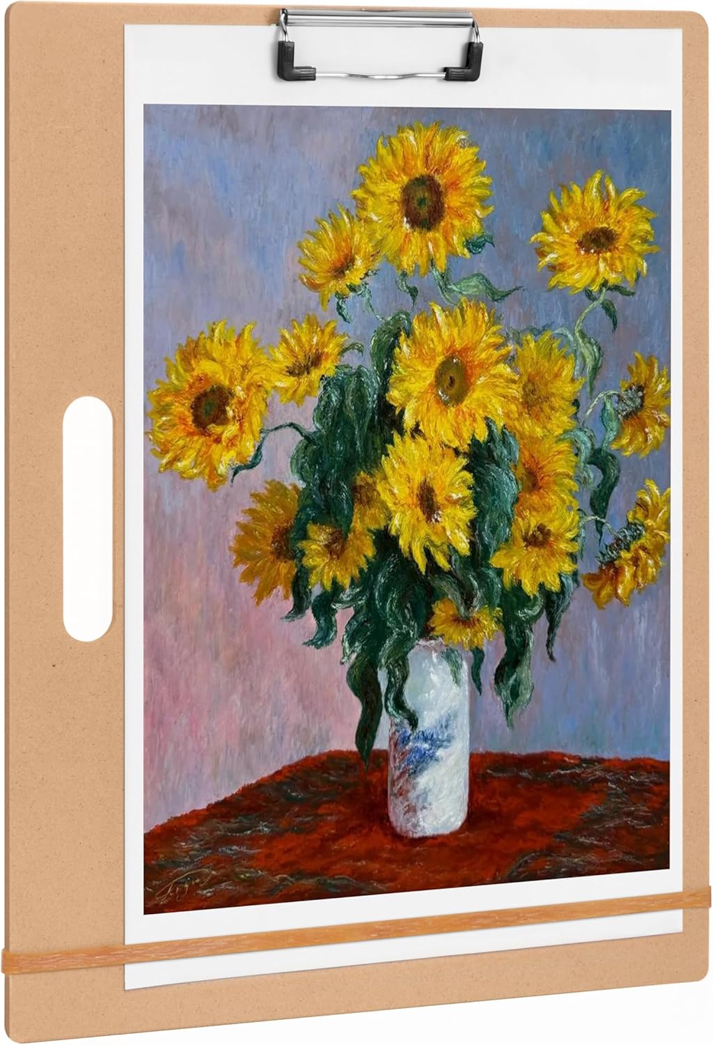 13"x17" Drawing Board with Clip, Rubber Bands and Carry Handle