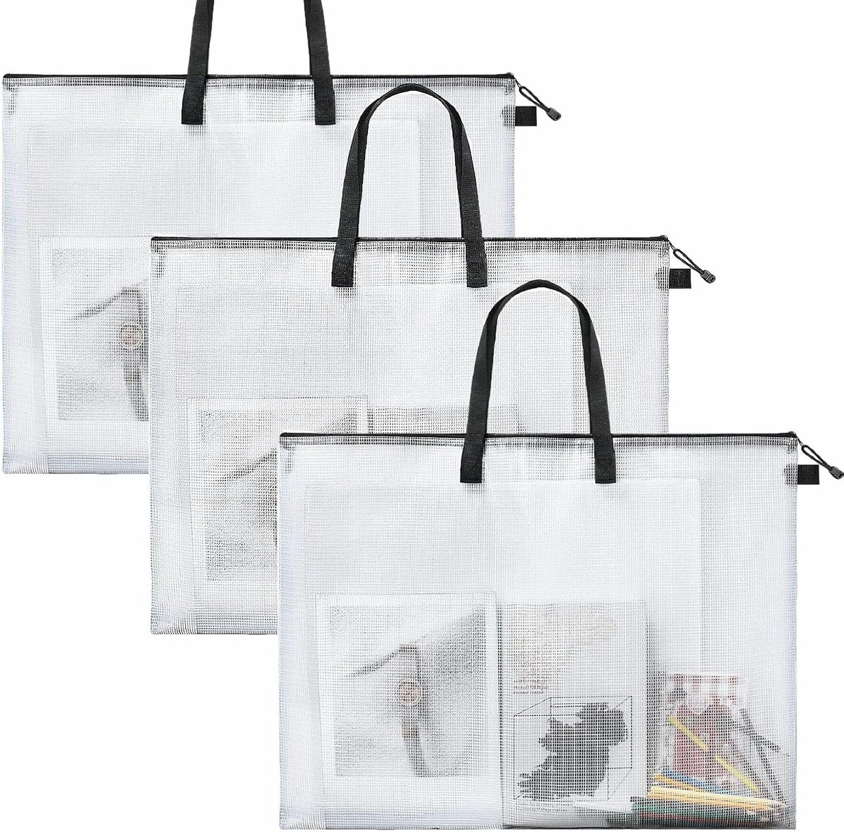 Outus 1 Pcs 19 x 25 Inches Art Portfolio Case Poster Storage Bags, Black