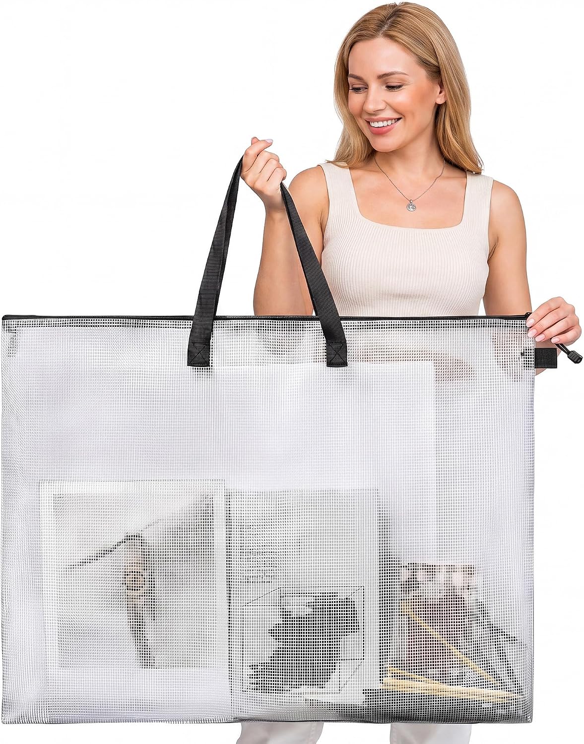 Outus 1 Pcs 19 x 25 Inches Art Portfolio Case Poster Storage Bags, Black