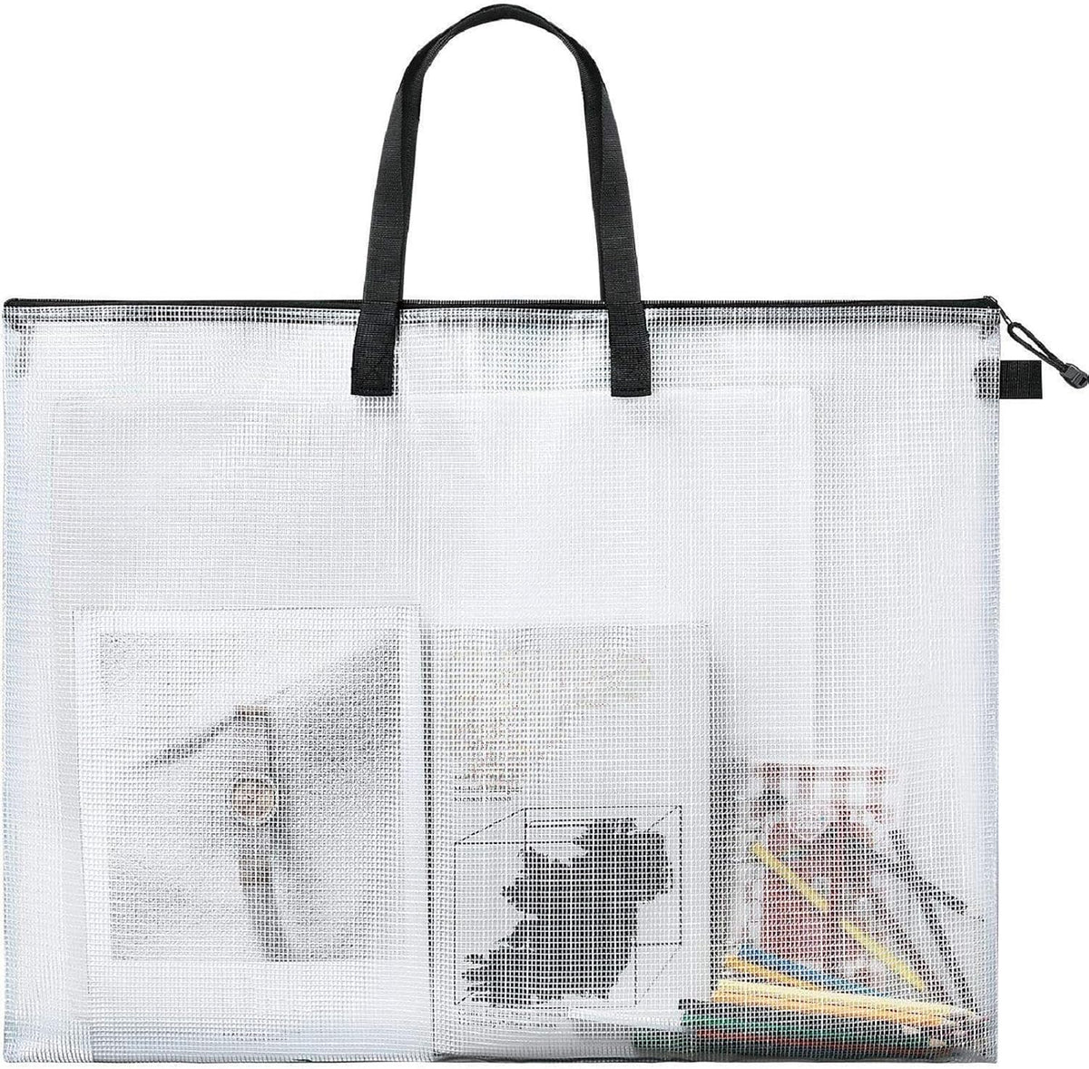 Outus 1 Pcs 19 x 25 Inches Art Portfolio Case Poster Storage Bags, Black