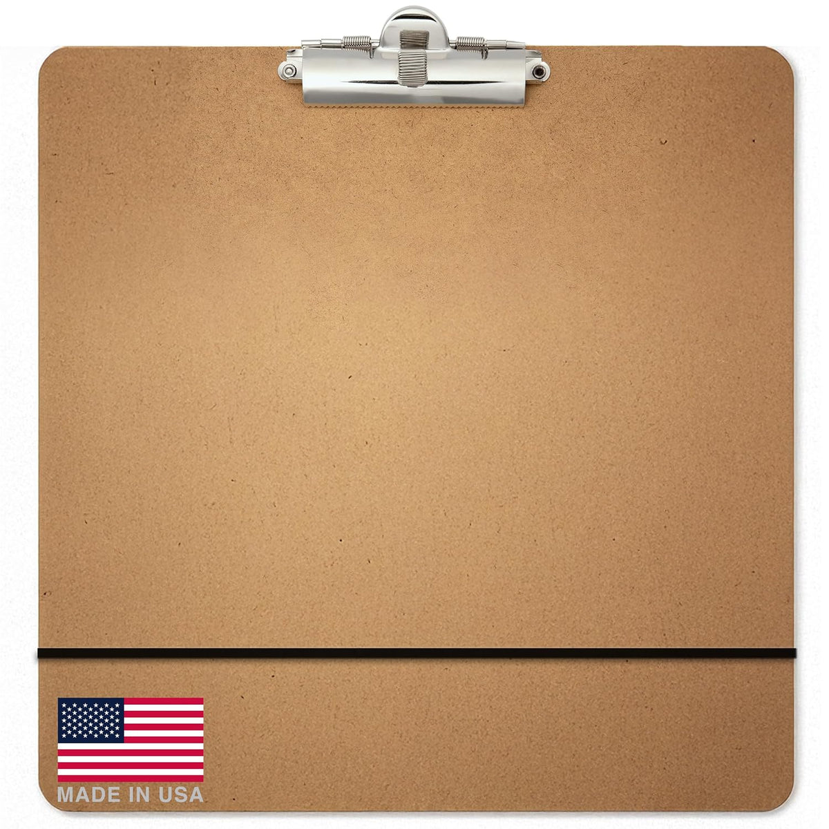 Officemate Artist Sketch Board with Handle, Portable Drawing Board, Tempered Hardboard Surface with Dual Clips & Rubber Band, Art Board for Studio, Classroom & Field Use, 23″ x 26″ (83099)